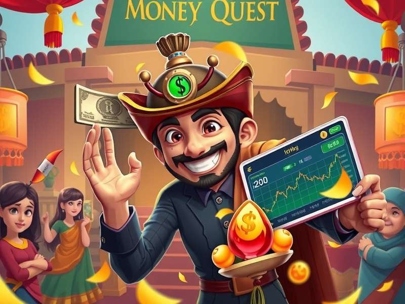 Money Quest India community event with players celebrating virtual festival